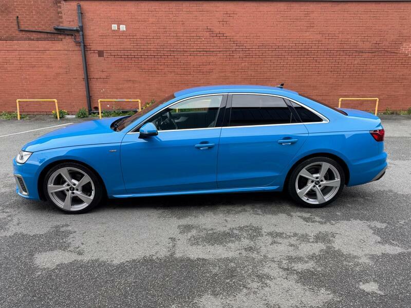 Audi A4 2.0-Tfsi-35-s-line-s-tronic-euro-6-ss-4dr WR21FMP Blue #6