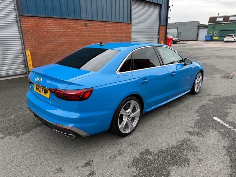 Audi A4 2.0-Tfsi-35-s-line-s-tronic-euro-6-ss-4dr WR21FMP Blue #3