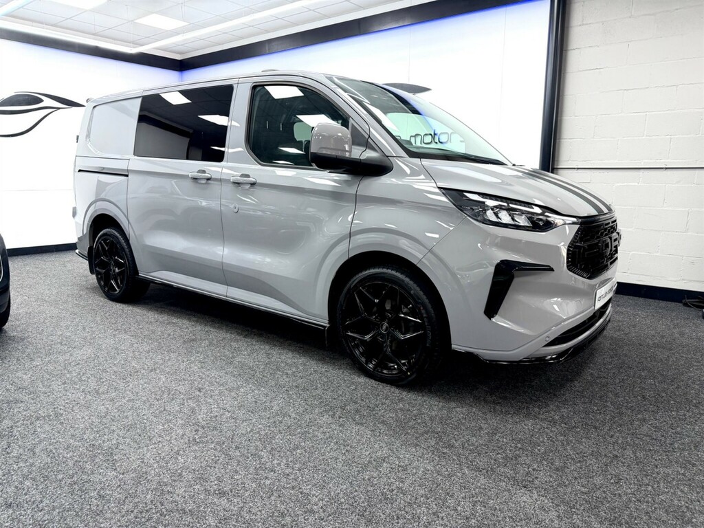 Ford Transit Custom 320 Ecoblue Sport 170 Bhp L2 Lwb Grey Matte Grey #9
