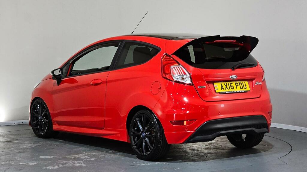 Ford Fiesta Hatchback 1.0T Ecoboost Zetec S Euro 6 Ss AX16PDU Red #4