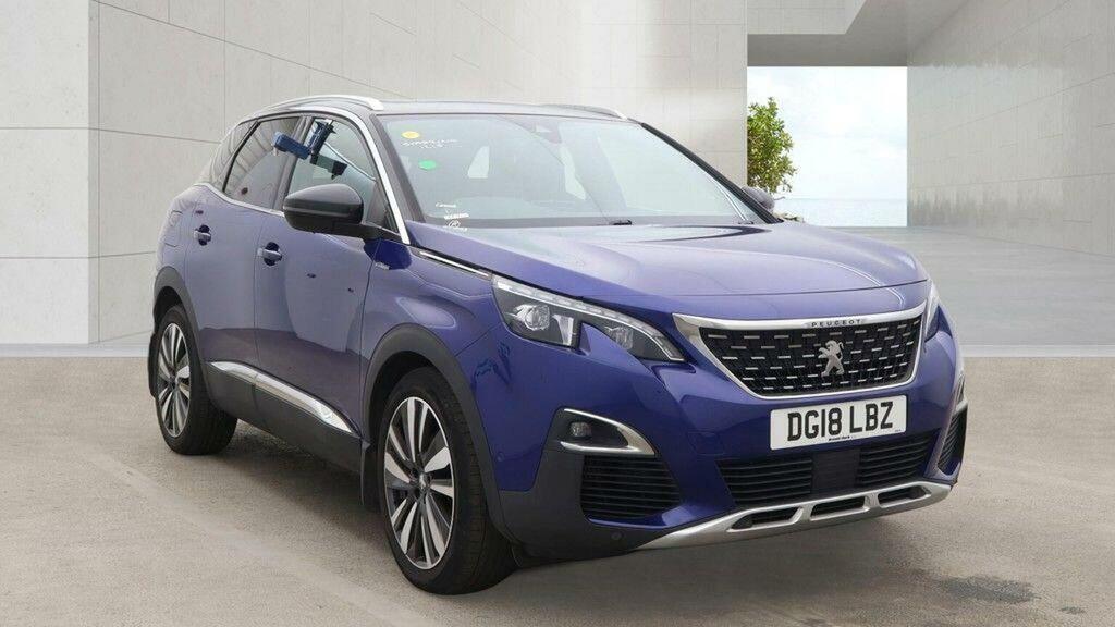 Peugeot 3008 1.2 Puretech Gt Line Premium Euro 6 Ss DG18LBZ Blue