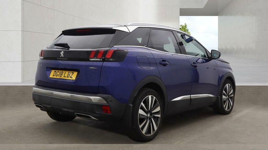 Peugeot 3008 1.2 Puretech Gt Line Premium Euro 6 Ss DG18LBZ Blue #4