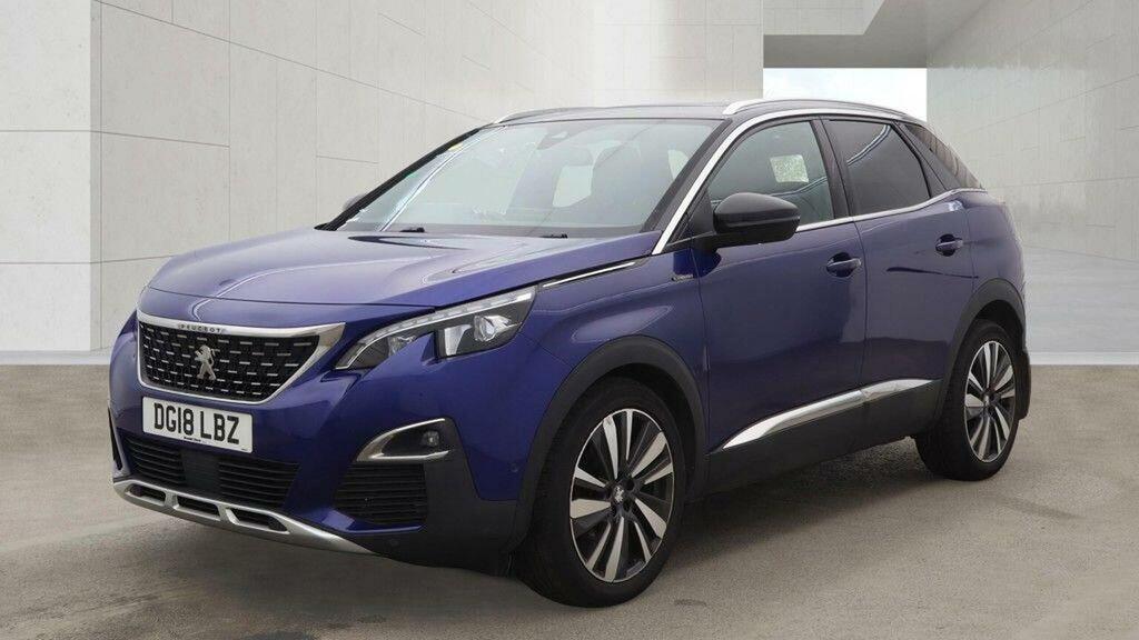 Peugeot 3008 1.2 Puretech Gt Line Premium Euro 6 Ss DG18LBZ Blue #2
