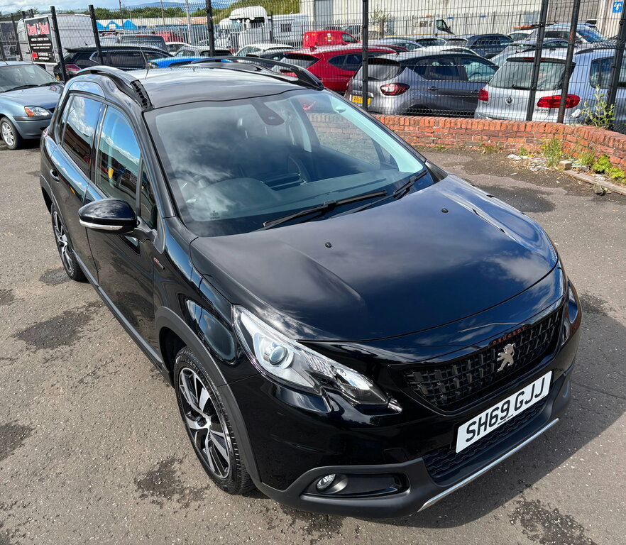 Peugeot 2008 1.2 Puretech Gpf Gt Line Suv Eur Black