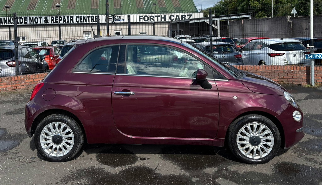 Fiat 500 1.2 Lounge Hatchback Euro 6 Ss Red #5