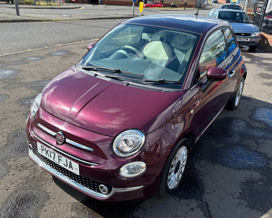 Fiat 500 1.2 Lounge Hatchback Euro 6 Ss Red #2