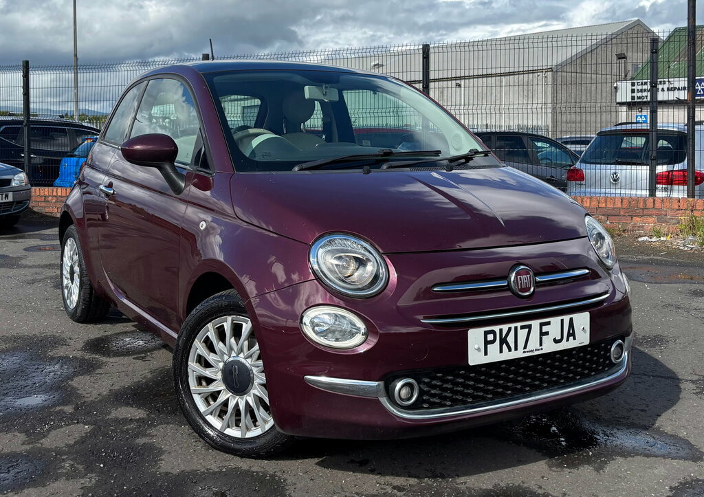 Fiat 500 1.2 Lounge Hatchback Euro 6 Ss Red