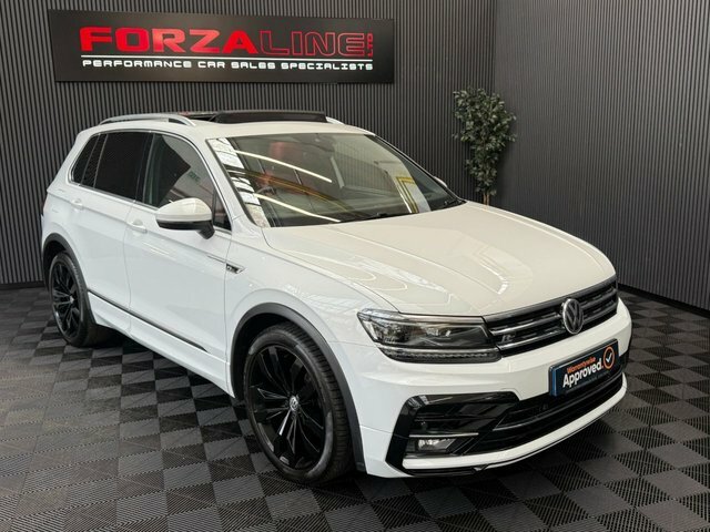 Volkswagen Tiguan 2017 2.0 Tdi R-line Suv Dsg Euro 6 Ss White