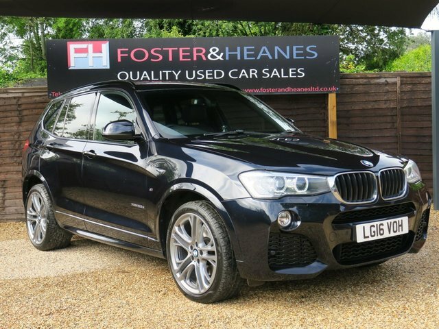 BMW X3 2.0 20D M Sport Suv Xdrive Euro 6 LG16VOH Black #2