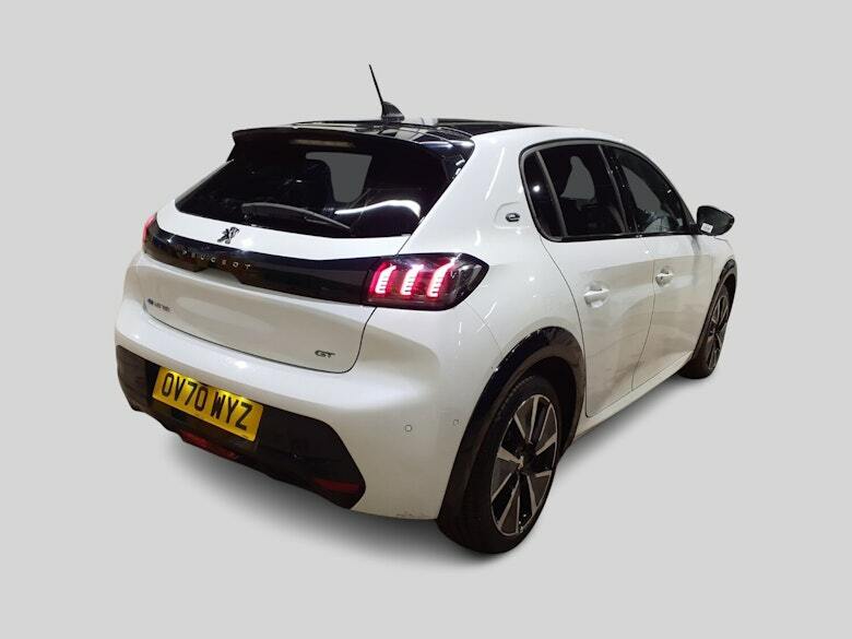 Peugeot e-208 100Kw Gt 50Kwh White #4