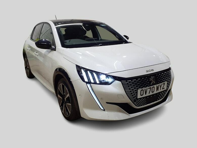 Peugeot e-208 100Kw Gt 50Kwh White