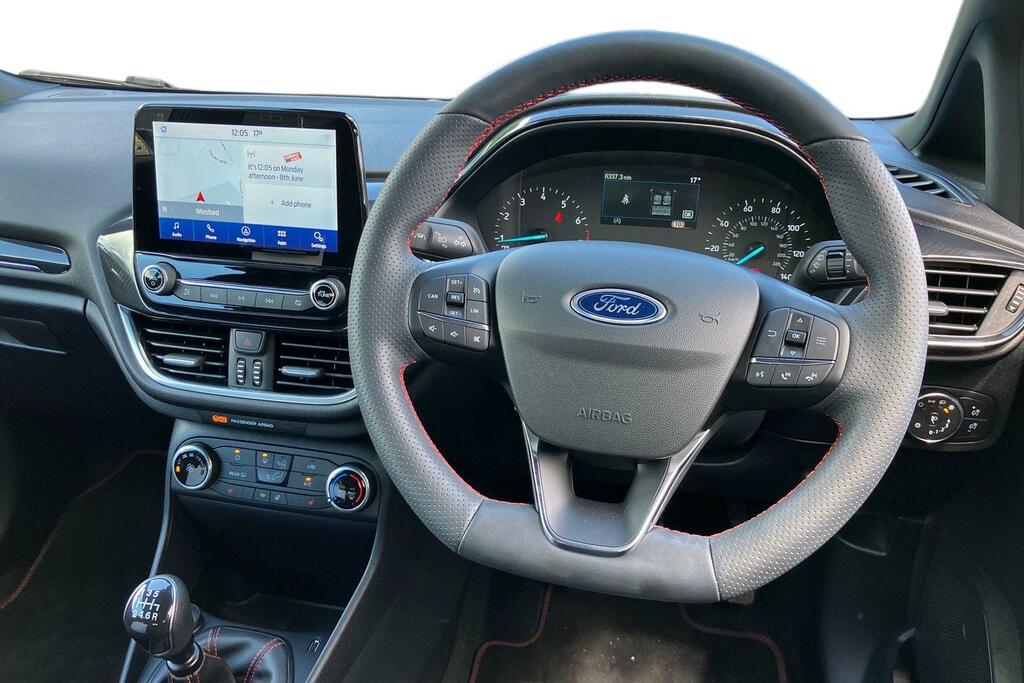 Ford Fiesta 1.0 Ecoboost Hybrid Mhev 125 St-line Edition SM22HPU Black #5