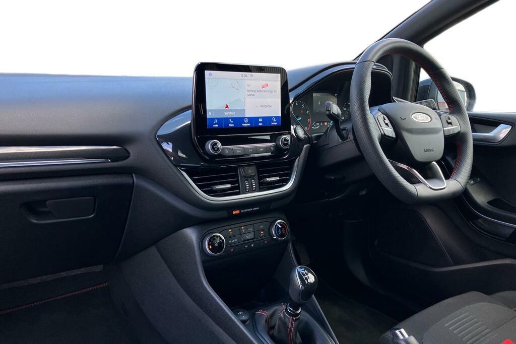 Ford Fiesta 1.0 Ecoboost Hybrid Mhev 125 St-line Edition SM22HPU Black #4
