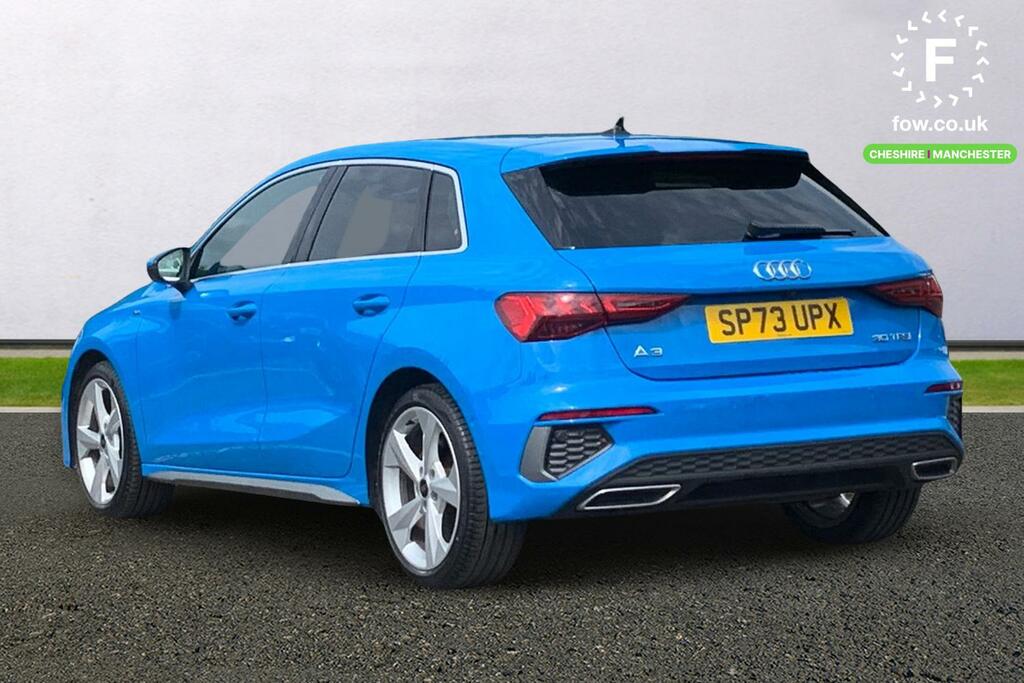 Audi A3 30 Tfsi S Line S Tronic Tech Pack SP73UPX Blue #2