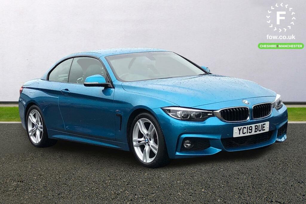 BMW 4 Series 420I M Sport Professional Media Blue