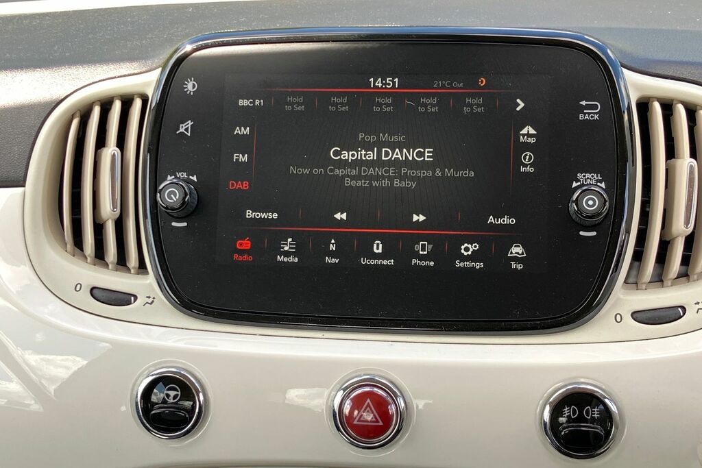 Fiat 500 1.2 Lounge Dualogic White #6