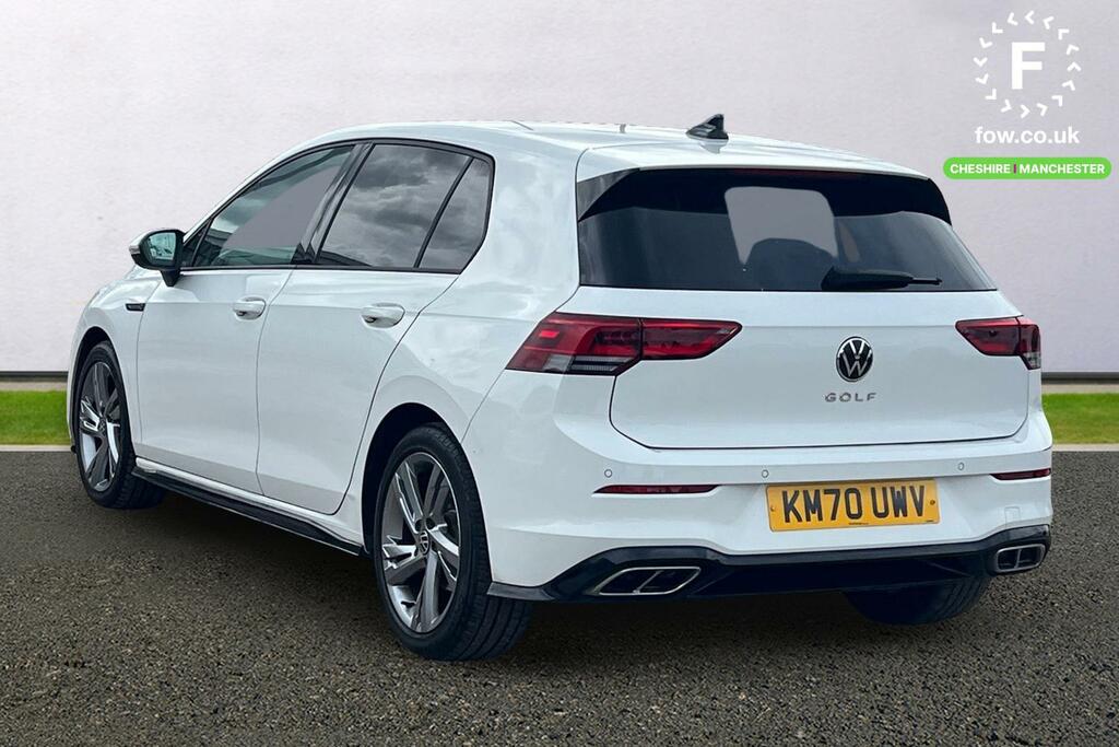 Volkswagen Golf 2.0 Tdi 150 R-line Dsg KM70UWV White #2