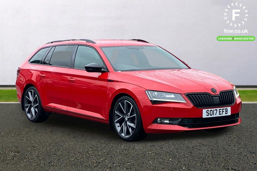 Skoda Superb 2.0 Tdi Cr 190 Sport Line Dsg Red