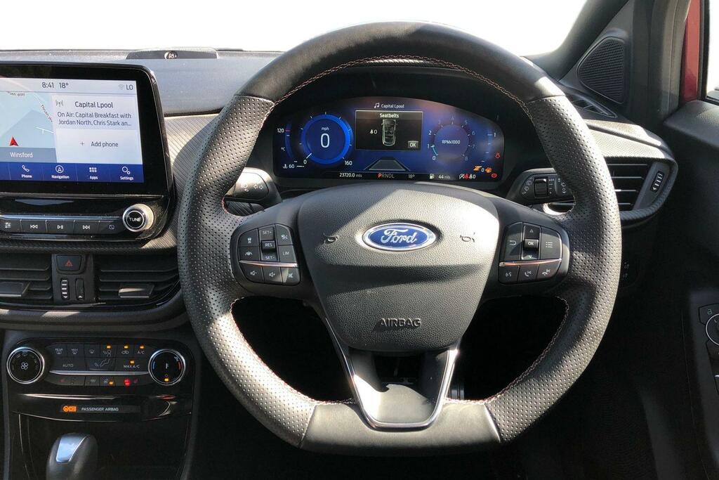 Ford Puma 1.0 Ecoboost Hybrid Mhev 155 Vivid Ruby Ed Dct AK24YSP Red #5