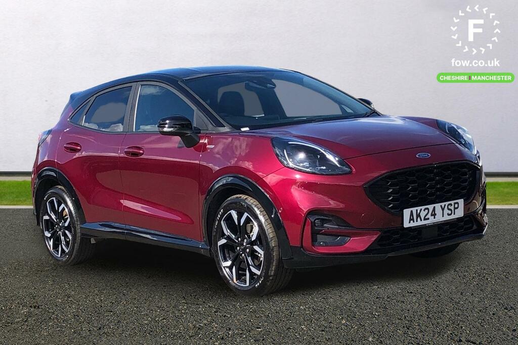 Ford Puma 1.0 Ecoboost Hybrid Mhev 155 Vivid Ruby Ed Dct Red
