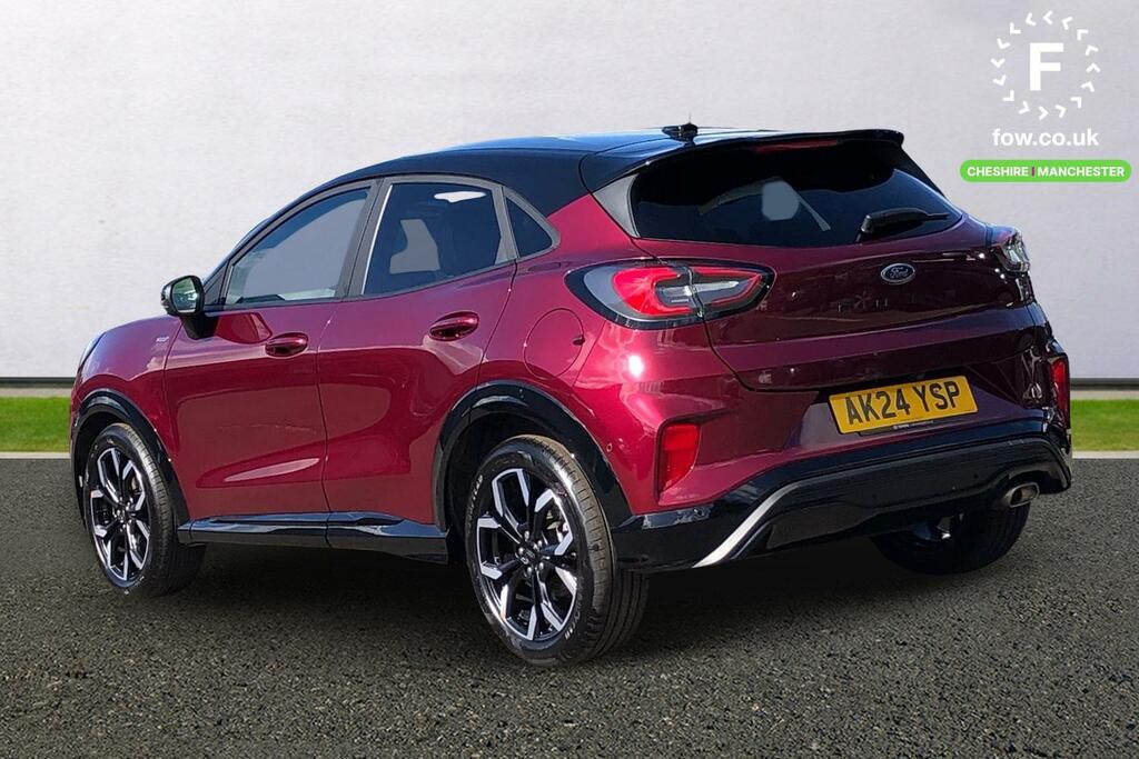 Ford Puma 1.0 Ecoboost Hybrid Mhev 155 Vivid Ruby Ed Dct AK24YSP Red #2