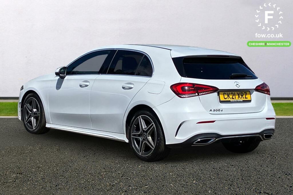 Mercedes-Benz A Class A200d Amg Line CK21XRZ White #2