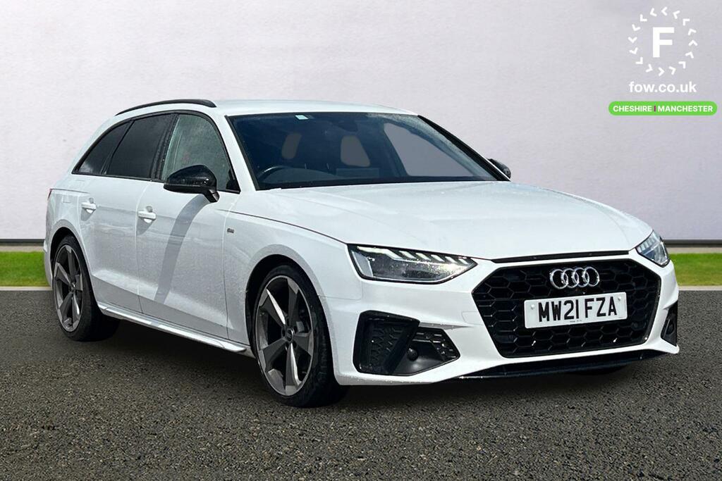 Audi A4 Avant 35 Tfsi Black Edition S Tronic MW21FZA White