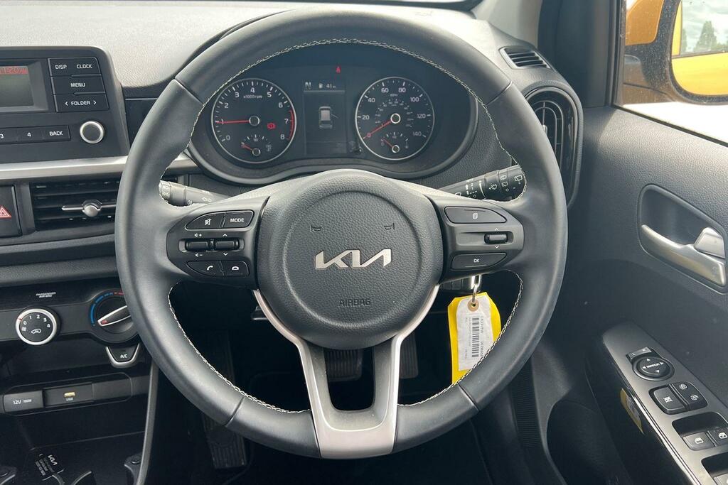 Kia Picanto 1.0 2 4 Seats CX23VFW Yellow #5