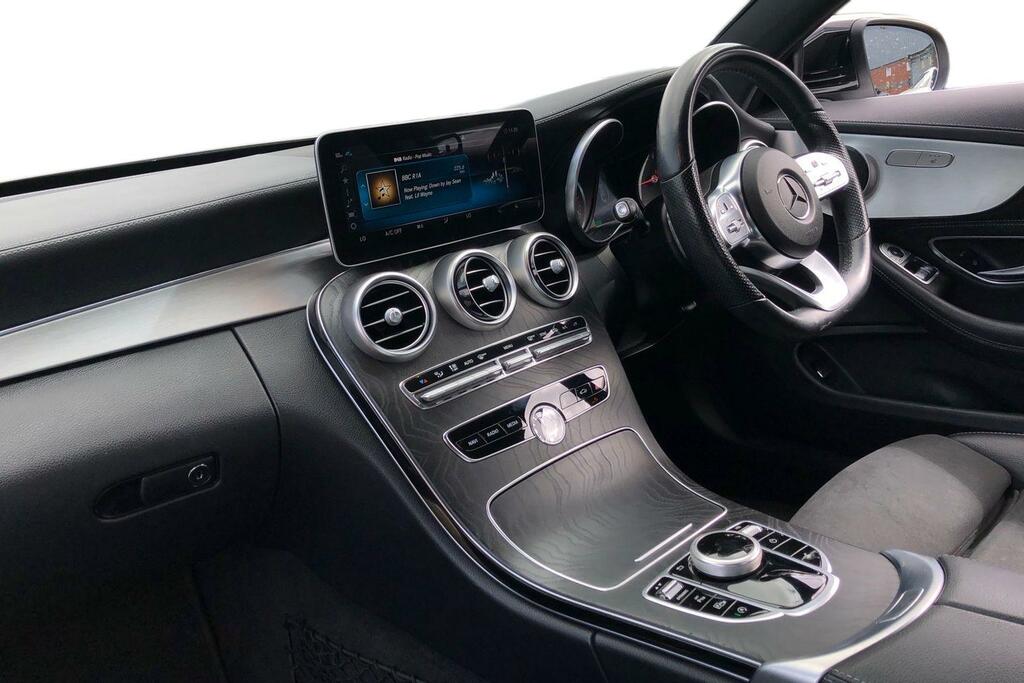 Mercedes-Benz C Class C200 Amg Line 9G-tronic OV19XVU Black #4