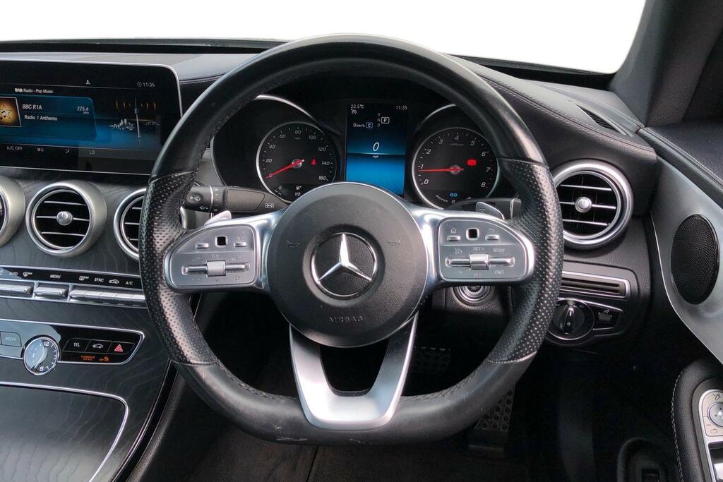Mercedes-Benz C Class C200 Amg Line 9G-tronic OV19XVU Black #5