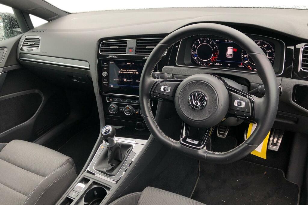 Volkswagen Golf 2.0 Tsi 310 R 4Motion White #3