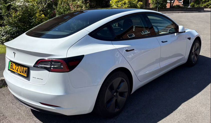 Tesla Model 3 Long Range Awd White #2