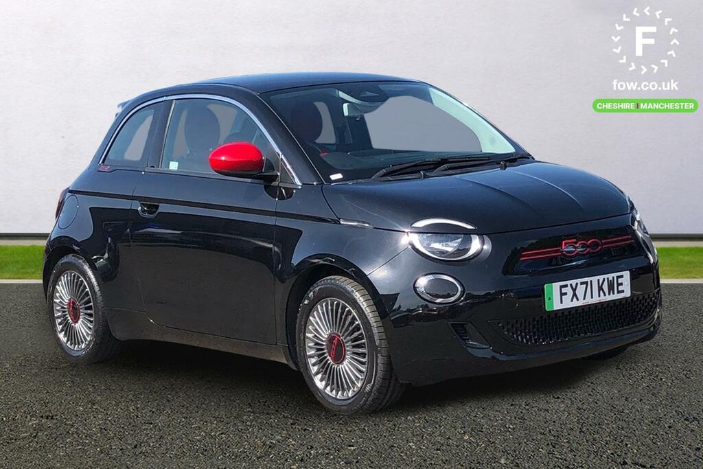 Fiat 500 87Kw Red 42Kwh Black