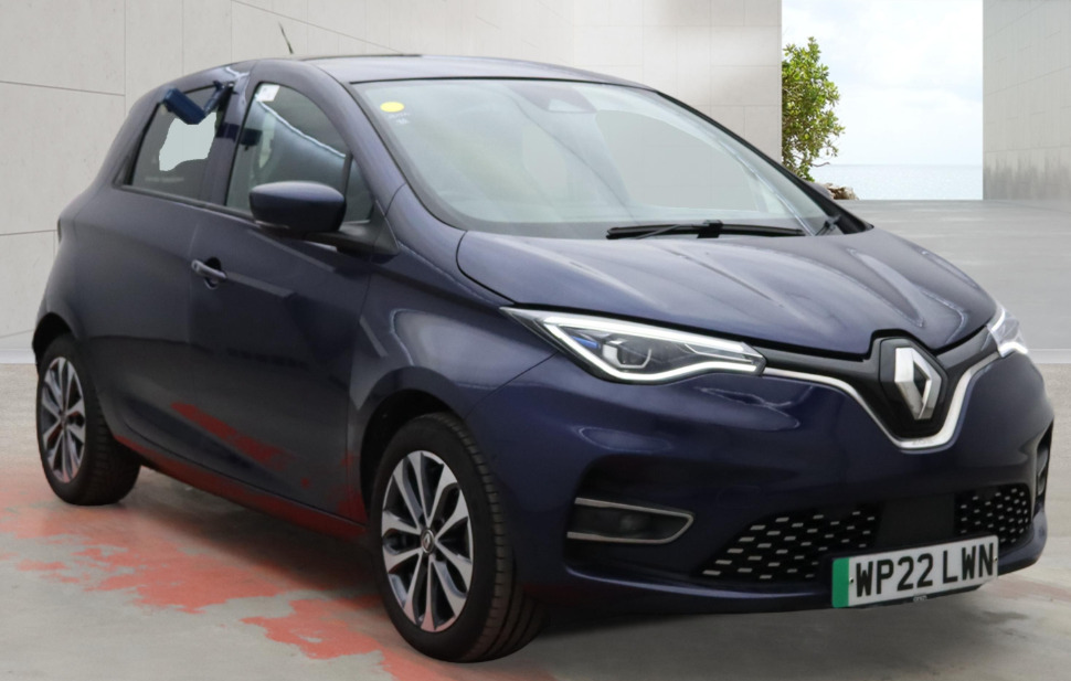 Renault Zoe 100Kw Gt Line R135 50Kwh Rapid Charge Blue