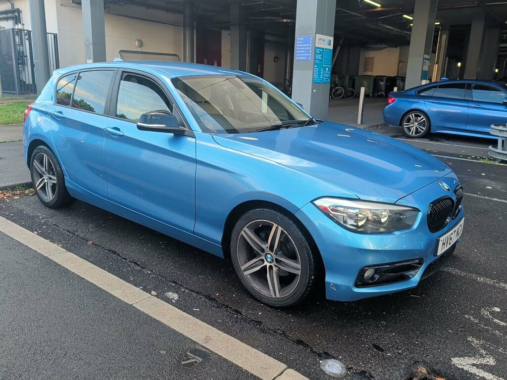 BMW 1 Series 118D M Sport Black #1