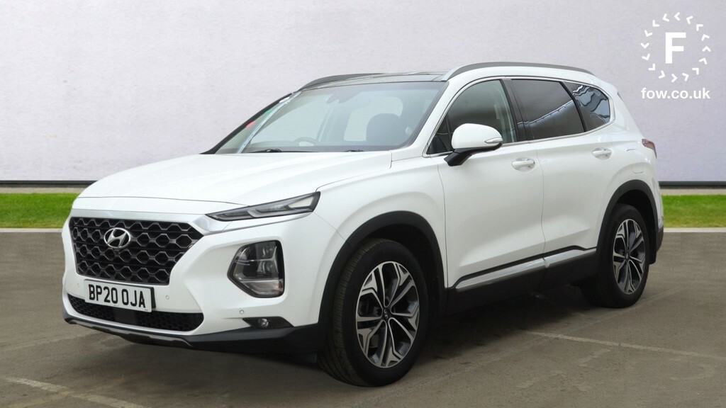 Hyundai Santa Fe 2.2 Crdi Premium Se 4Wd White #2