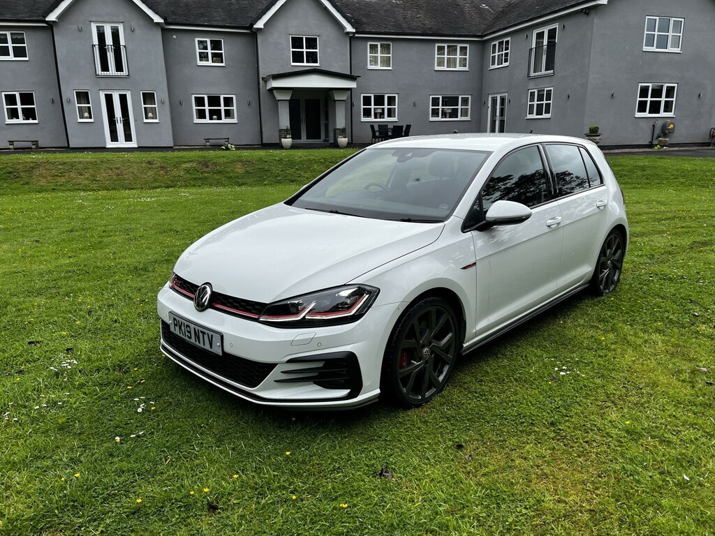 Volkswagen Golf Hatchback 2.0 Tsi Gti Performance With Sat Nav Hea PK19NTV White #2