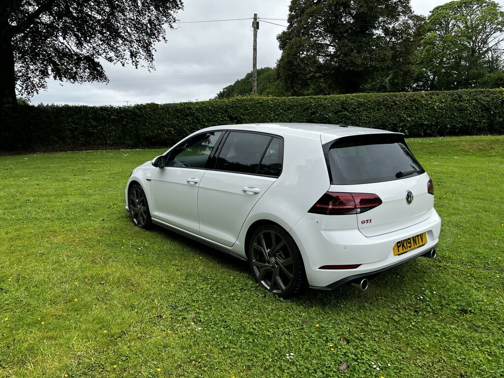 Volkswagen Golf Hatchback 2.0 Tsi Gti Performance With Sat Nav Hea PK19NTV White #3
