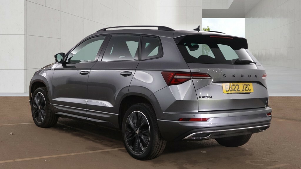 Skoda Karoq 1.5 Tsi Act Sportline,sat Nav,pan Roof,black Pack, Grey #3