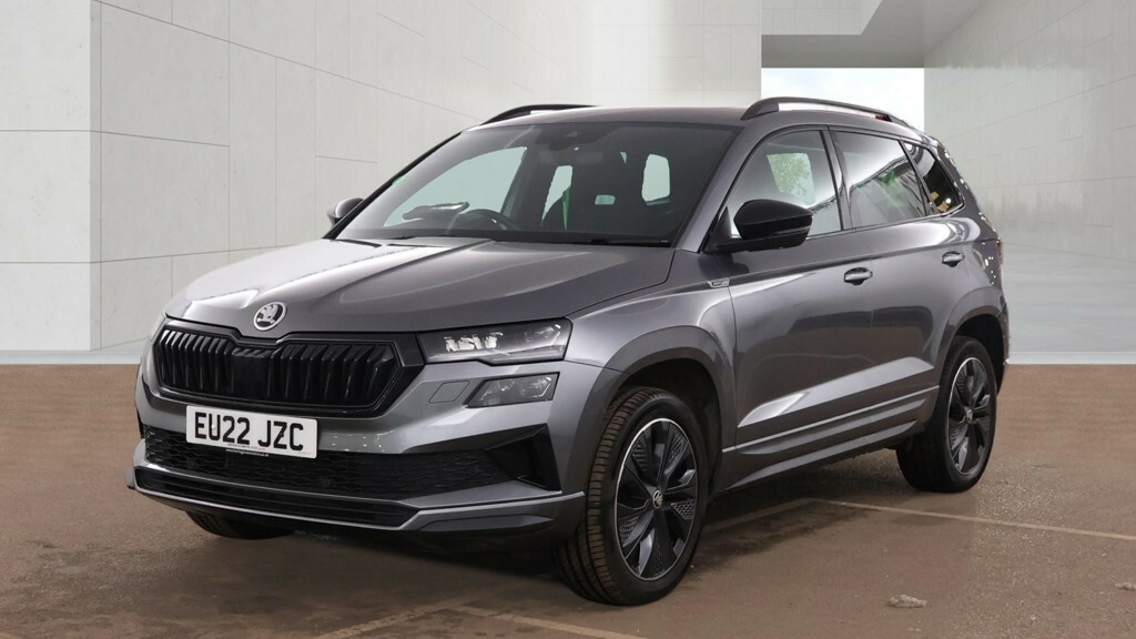 Skoda Karoq 1.5 Tsi Act Sportline,sat Nav,pan Roof,black Pack, Grey #2