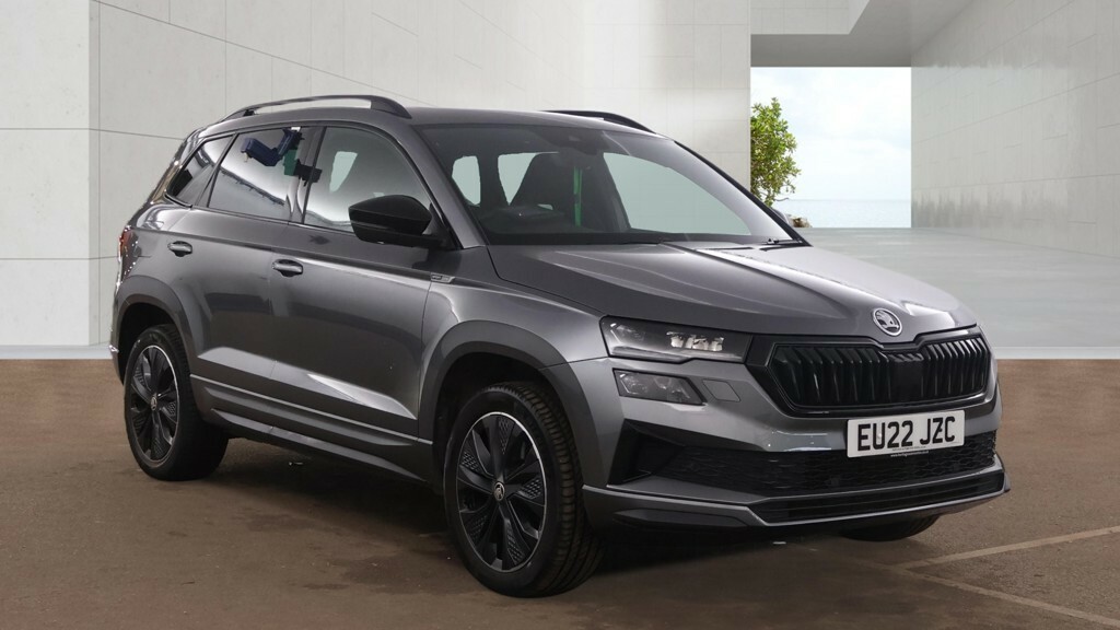 Skoda Karoq 1.5 Tsi Act Sportline,sat Nav,pan Roof,black Pack, Grey