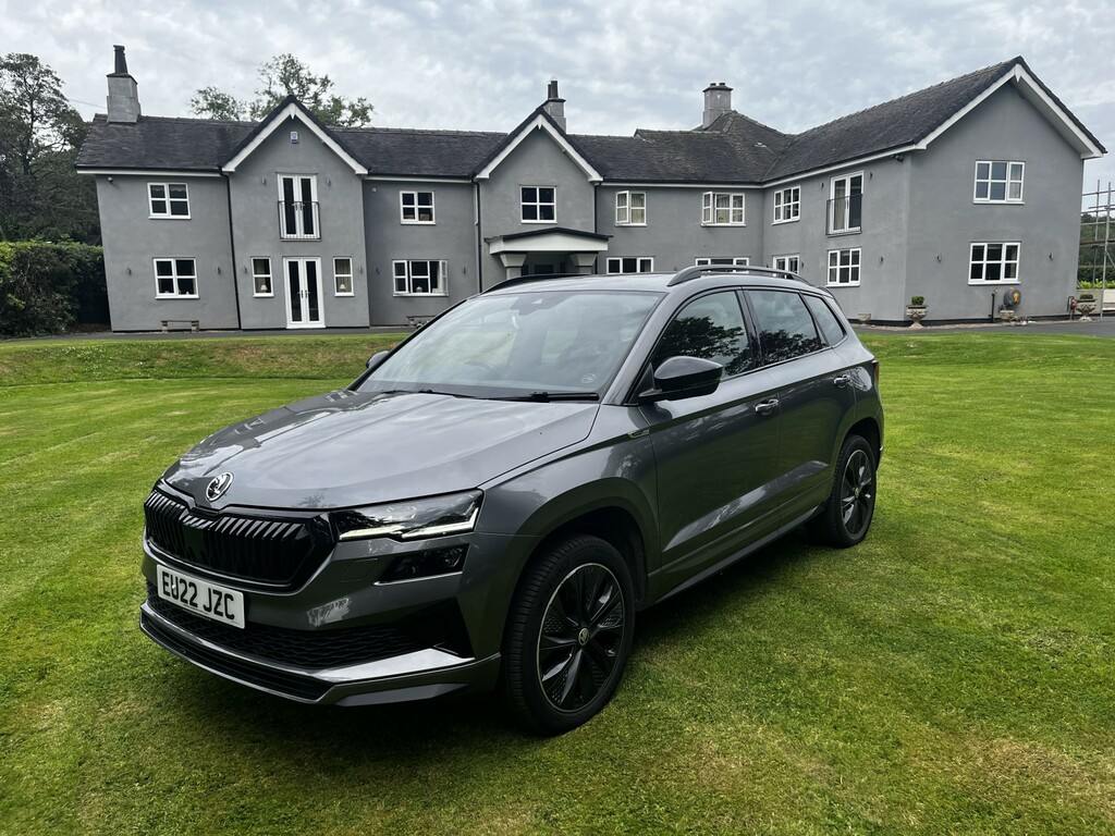 Skoda Karoq Suv 1.5 Tsi Act Sportline,sat Nav,pan Roof,black P EU22JZC Grey #2
