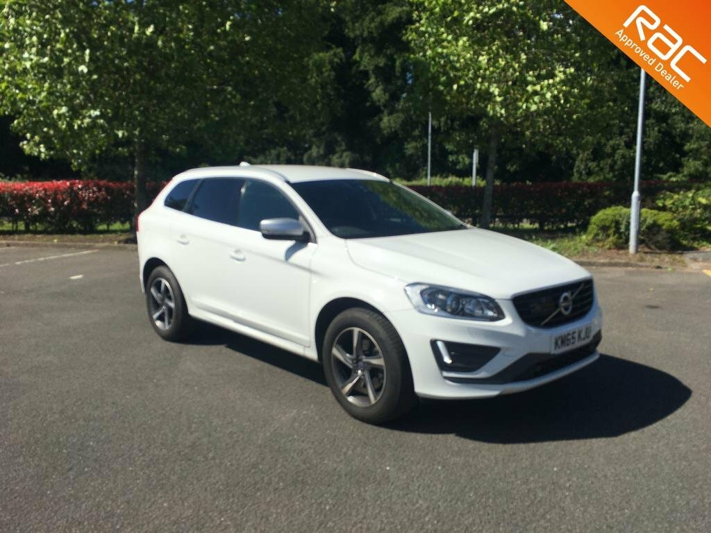 Volvo XC60 2.4 D5 R-design Lux Nav,black Lth,sat Nav,rear Dvd White