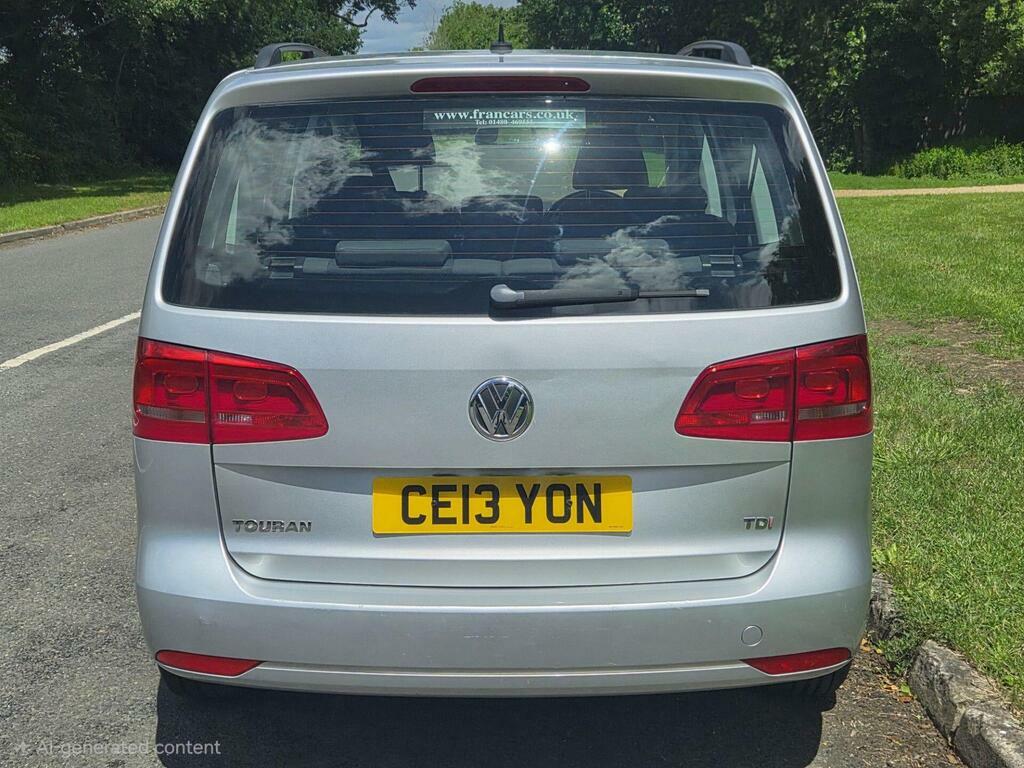 Volkswagen Touran 1.6 Tdi S Dsg Euro 5 Silver #5