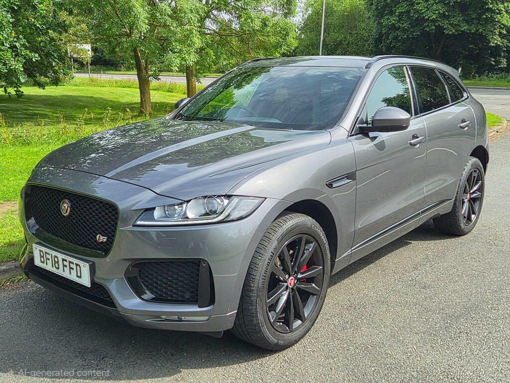 Jaguar F-Pace 3.0 D300 V6 S Awd Euro 6 S S Grey #3