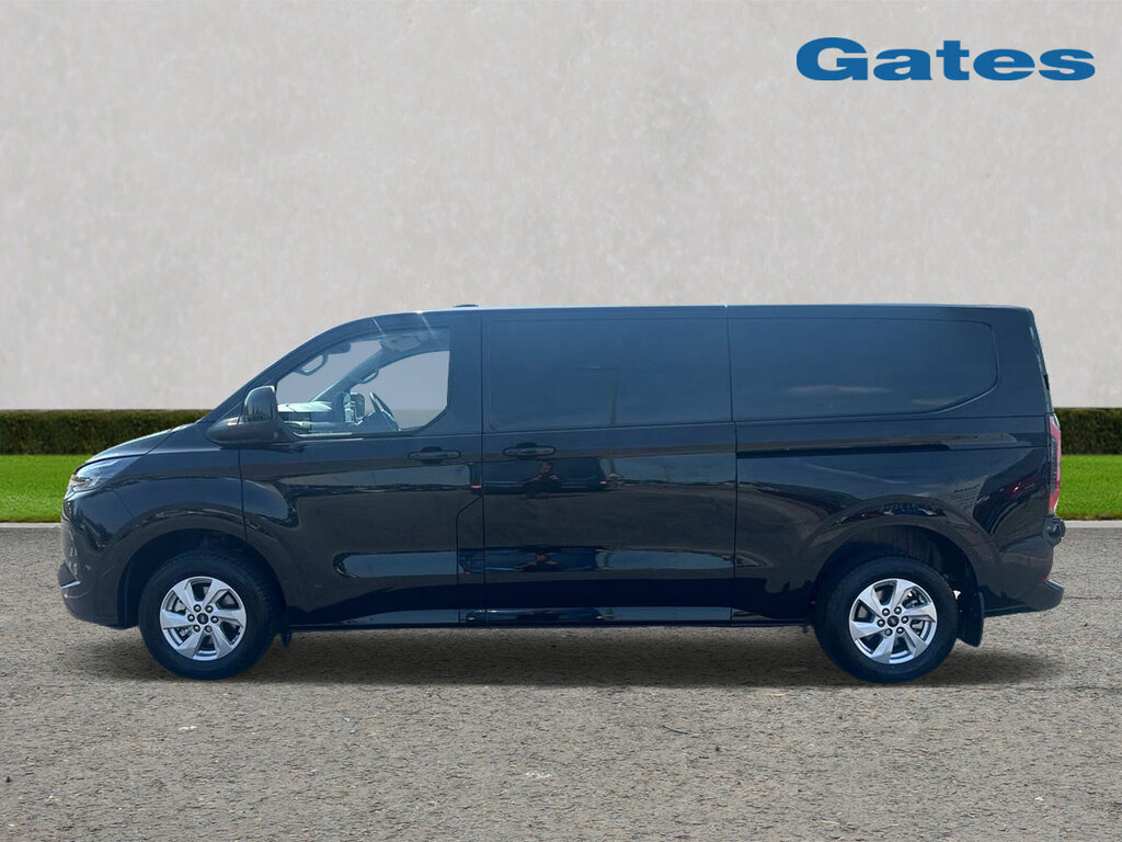 Ford Transit Custom 340 Lwb Limited 65Kwh 100Kw 136Ps Rwd WN75BBO Black #4