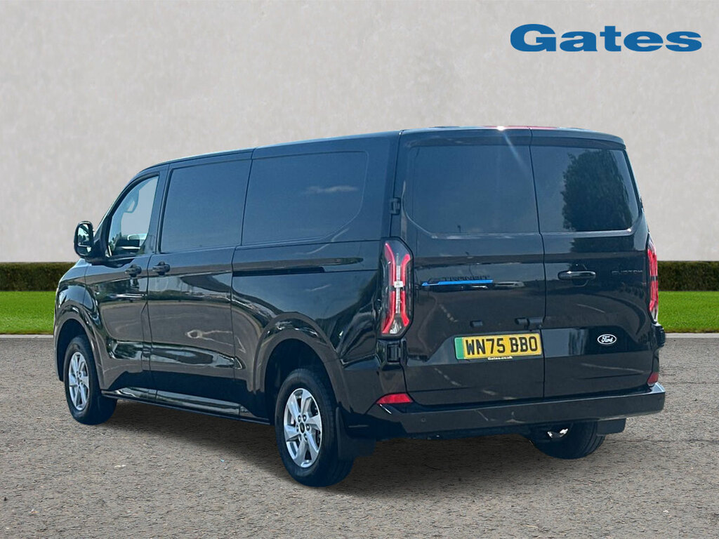 Ford Transit Custom 340 Lwb Limited 65Kwh 100Kw 136Ps Rwd WN75BBO Black #6