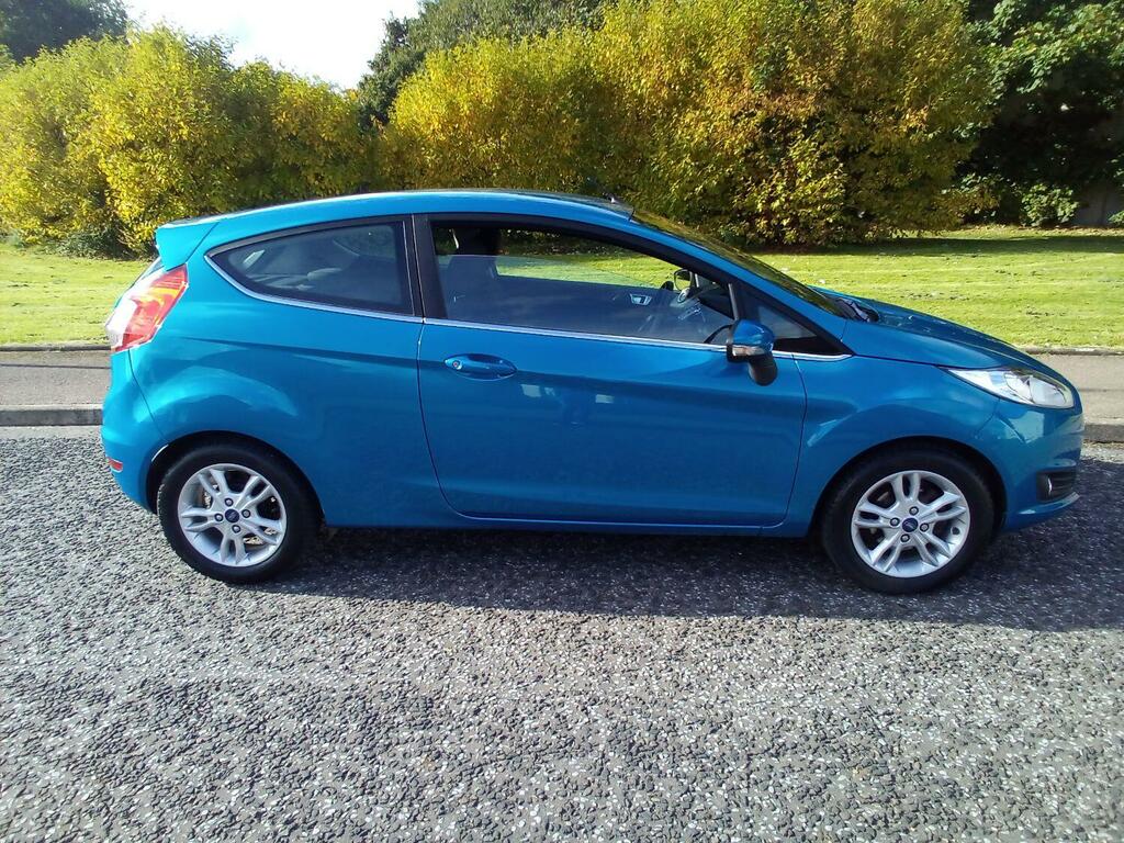 Ford Fiesta 1.0 T Eco Zetec Blue #4