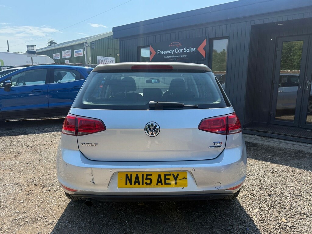 Volkswagen Golf Hatchback 1.6 Tdi Bluemotion Tech Match Hatchback NA15AEY Silver #5