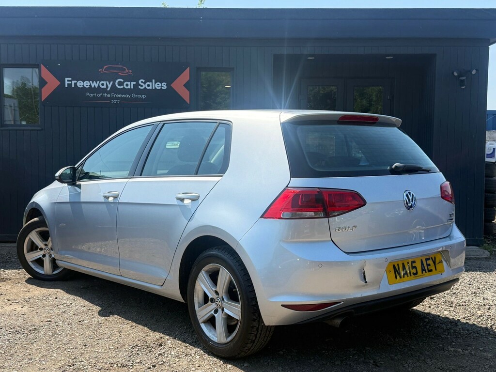 Volkswagen Golf Hatchback 1.6 Tdi Bluemotion Tech Match Hatchback NA15AEY Silver #4